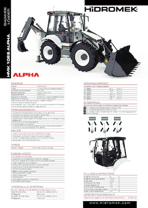 Rypadlo-nakladače Hidromek HMK 102 S Alpha