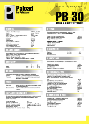 Rypadlo-nakladače Palazzani PB 30