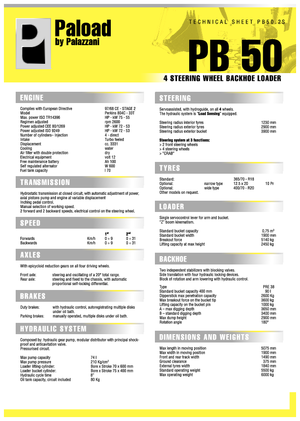 Rypadlo-nakladače Palazzani PB 50.2