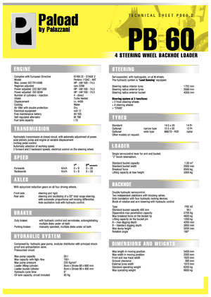 Rypadlo-nakladače Palazzani PV 60.2