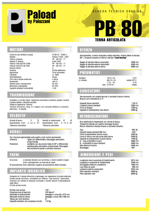 Rypadlo-nakladače Palazzani PB 80.3