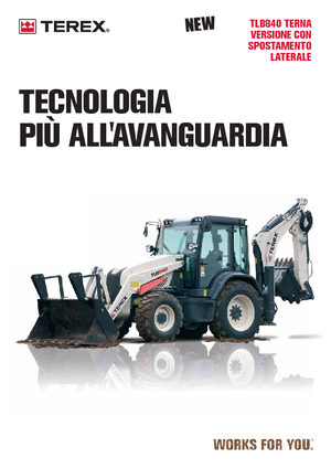 Rypadlo-nakladače Terex TLB 840