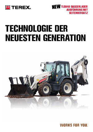 Rypadlo-nakladače Terex TLB 840