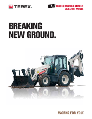 Rypadlo-nakladače Terex TLB 840