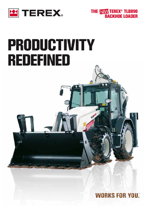 Rypadlo-nakladače Terex TLB 890