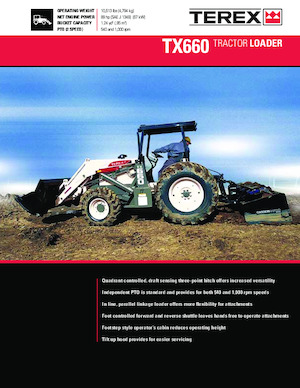 Rypadlo-nakladače Terex TX660