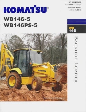 Rypadlo-nakladače Komatsu WB 146-5