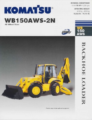 Rypadlo-nakladače Komatsu WB 150AWS-2N