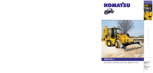 Rypadlo-nakladače Komatsu WB70A-1