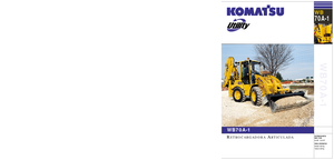 Rypadlo-nakladače Komatsu WB70A-1
