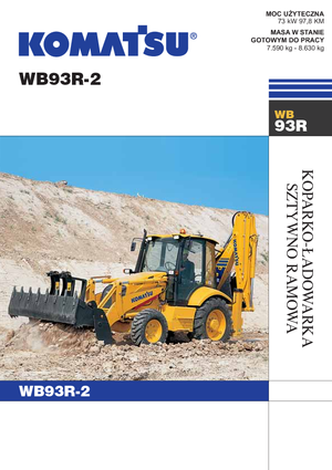 Rypadlo-nakladače Komatsu WB93R-2