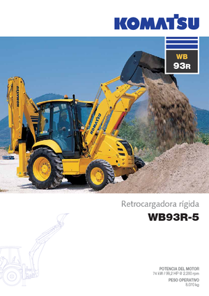 Rypadlo-nakladače Komatsu WB93R-5E0