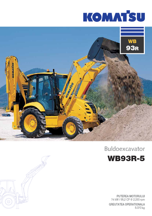 Rypadlo-nakladače Komatsu WB93R-5E0