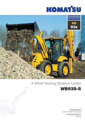 Rypadlo-nakladače Komatsu WB93S-5E0