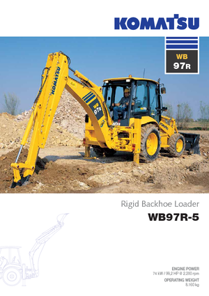 Rypadlo-nakladače Komatsu WB97R-5E0