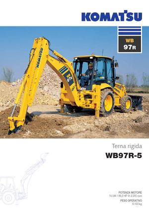 Rypadlo-nakladače Komatsu WB97R-5E0