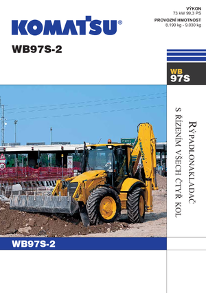 Rypadlo-nakladače Komatsu WB97S-2