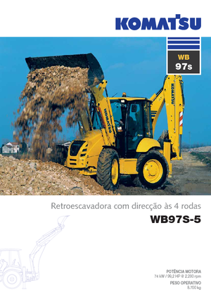 Rypadlo-nakladače Komatsu WB97S-5E0