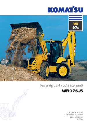 Rypadlo-nakladače Komatsu WB97S-5E0