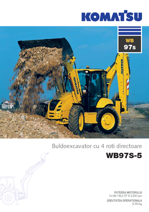 Rypadlo-nakladače Komatsu WB97S-5E0
