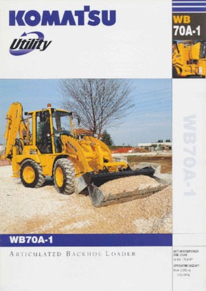 Rypadlo-nakladače Komatsu WB70A-1