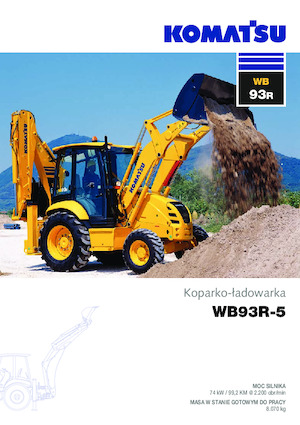 Rypadlo-nakladače Komatsu WB93R-5 