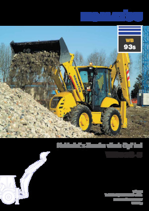 Rypadlo-nakladače Komatsu WB93S-5 