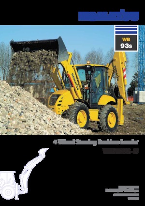 Rypadlo-nakladače Komatsu WB93S-5 