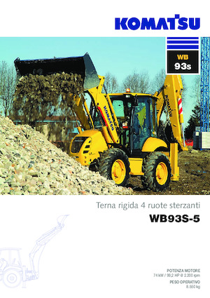 Rypadlo-nakladače Komatsu WB93S-5 
