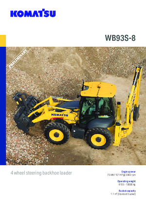 Rypadlo-nakladače Komatsu WB93S-8E0