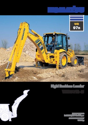 Rypadlo-nakladače Komatsu WB97R-5 