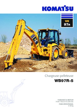 Rypadlo-nakladače Komatsu WB97R-5 