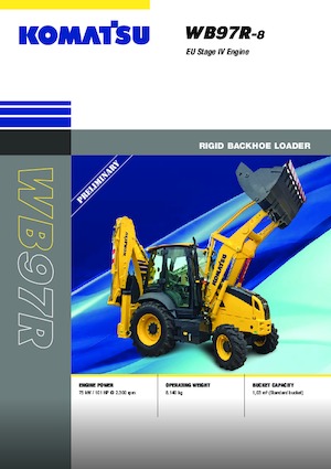 Rypadlo-nakladače Komatsu WB97R-8E0
