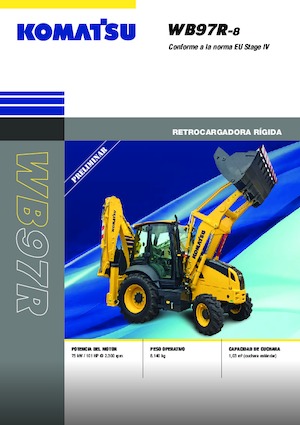 Rypadlo-nakladače Komatsu WB97R-8E0