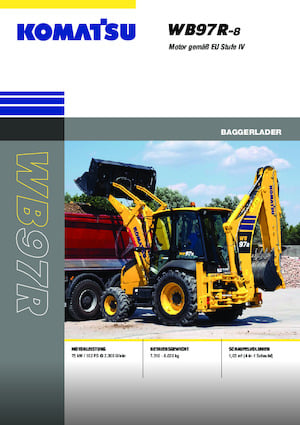 Rypadlo-nakladače Komatsu WB97R-8E0