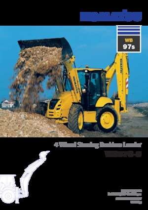 Rypadlo-nakladače Komatsu WB97S-5 