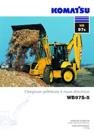 Rypadlo-nakladače Komatsu WB97S-5 