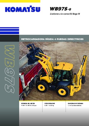 Rypadlo-nakladače Komatsu WB97S-8E0