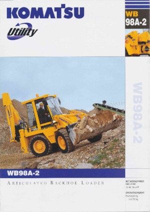 Rypadlo-nakladače Komatsu WB98A-2