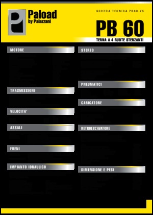 Rypadlo-nakladače Palazzani PB 60