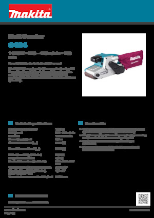 Pásové brusky Makita 9404