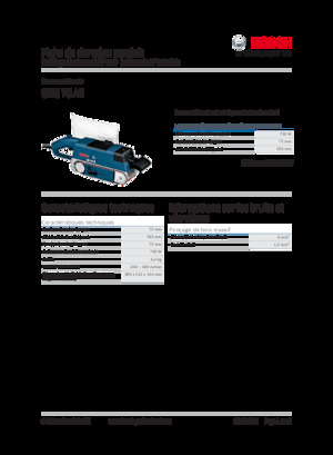 Pásové brusky Bosch GBS 75 AE