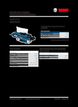 Pásové brusky Bosch GBS 75 AE