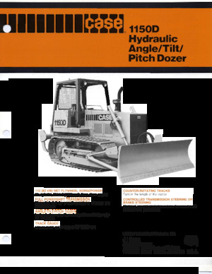 Pásové buldozery Case 1150D