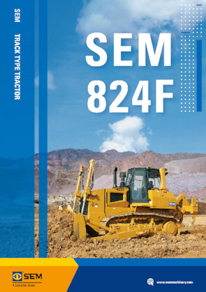 Pásové buldozery SEM 824F STD