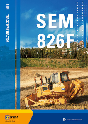 Pásové buldozery SEM 826F LGP