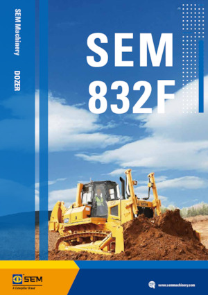 Pásové buldozery SEM 832F CH