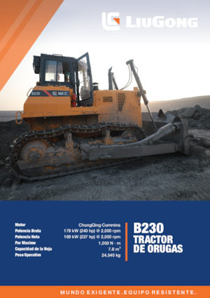 Pásové buldozery Liugong B230