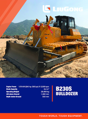 Pásové buldozery Liugong B230S