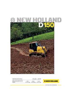 Pásové buldozery New Holland D 150 LGP